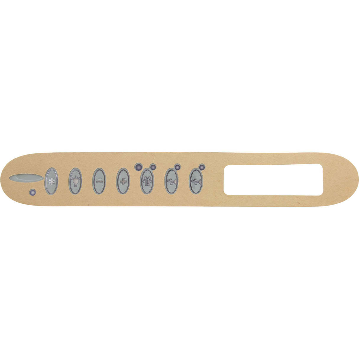 Overlay, Dimension One, TSC-24/K-24, 7 Button, 3 Pump : 01560-305