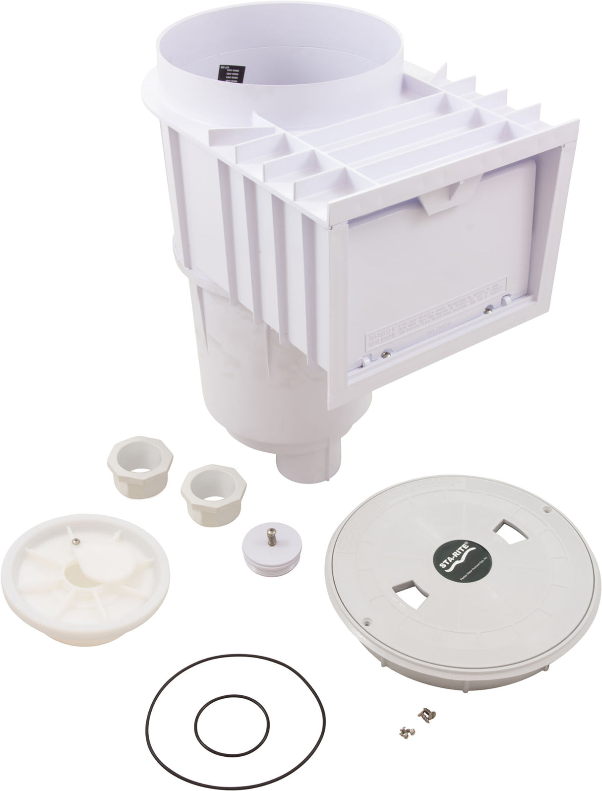 Skimmer Complete, U-3 Sta-Rite W/Float & Check Valve, 2"Slip : 08650-1404 - Pentair - 022315127128 - PartsForSpas.com