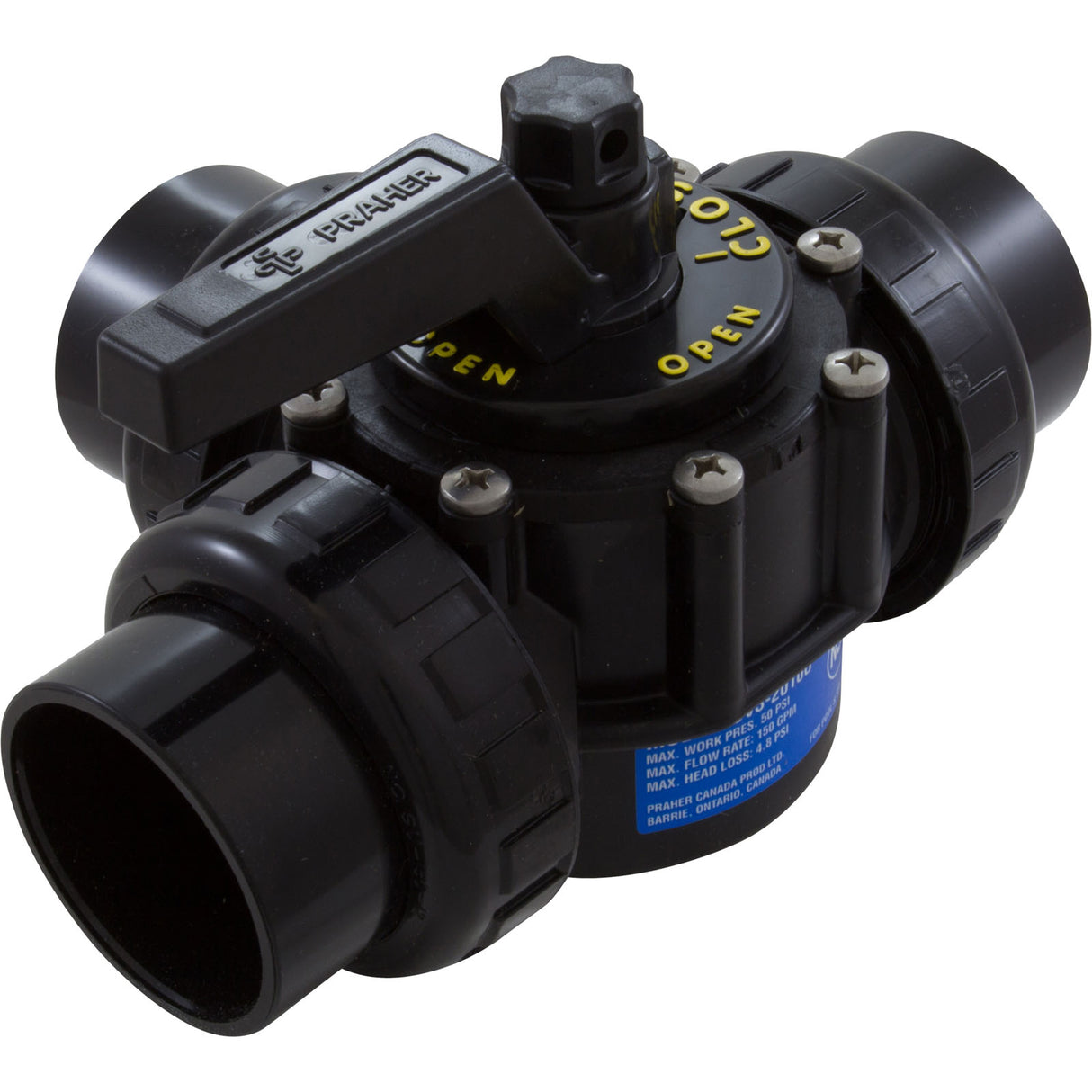 2" 3 Port Valve -Unionized : OV3-2010U