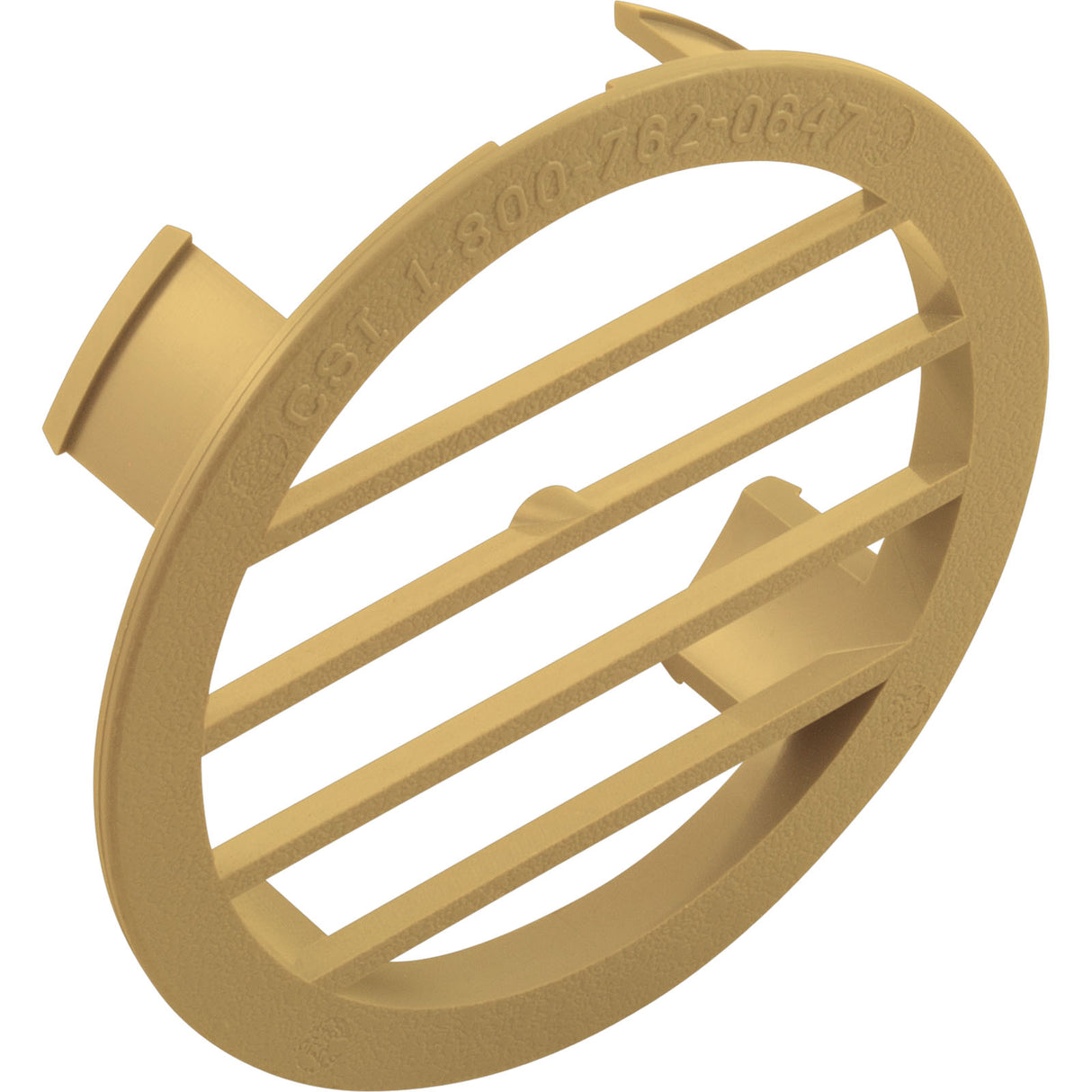 Zodiac Leaf-B-Gone Concrete Wall Fitting Grate, Gold : 1-1-174 - Zodiac - 738919023635 - PartsForSpas.com