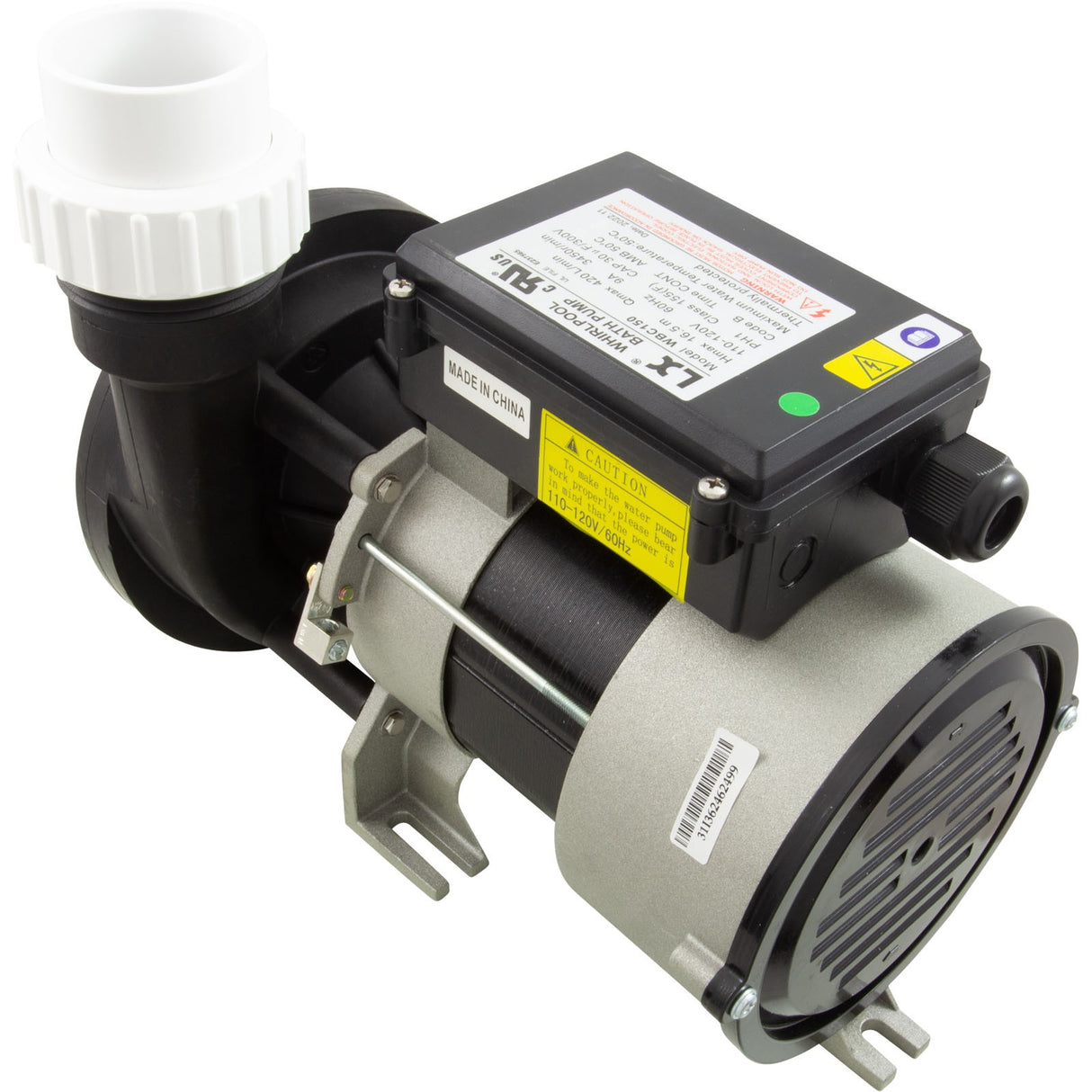 Pump, Bath, LX WBC, 9.0A, 115v, 1.5" : WBC150
