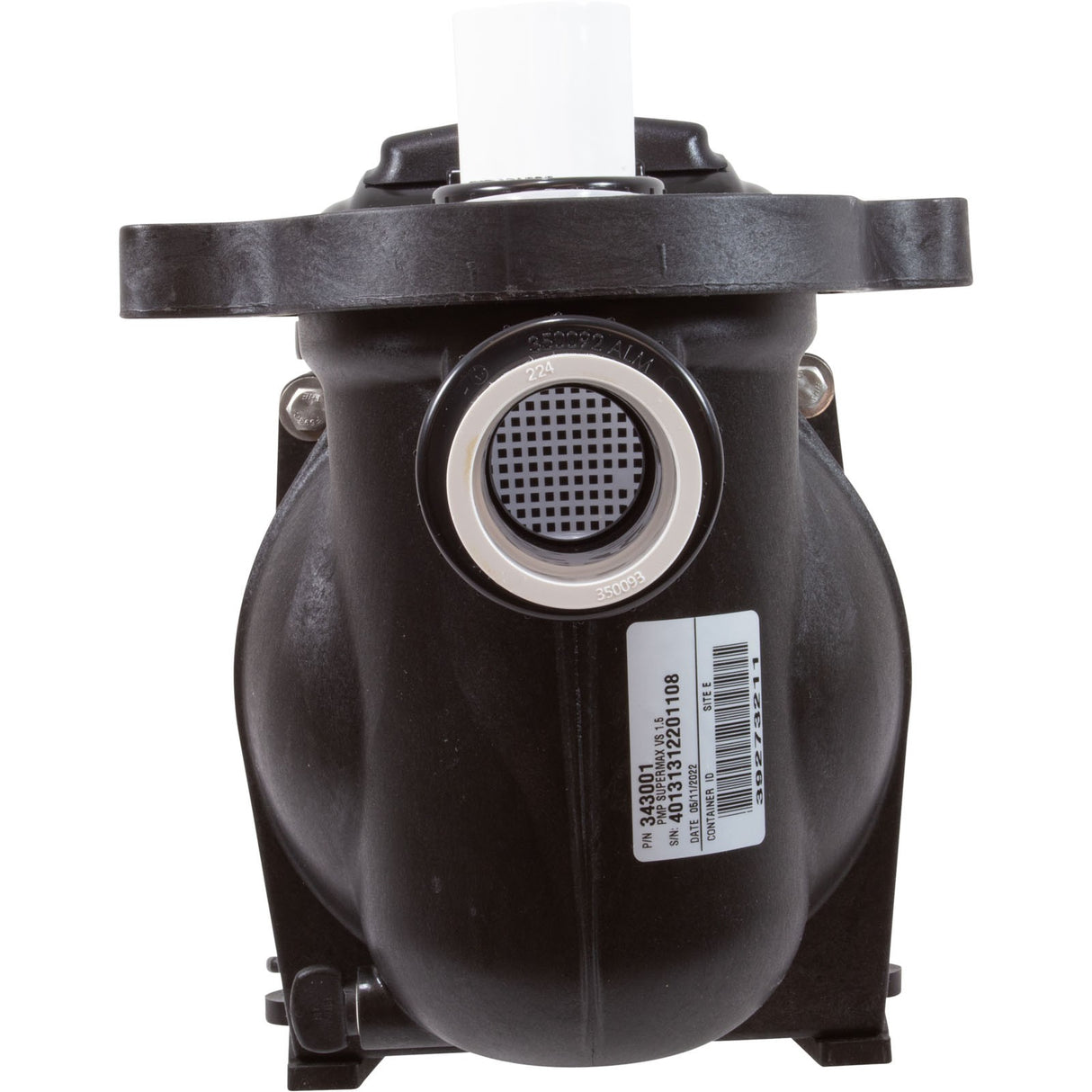 Pump, Pentair SuperMax VS, 1.5hp, 115/208-230v Var-Spd, Blk : 343001