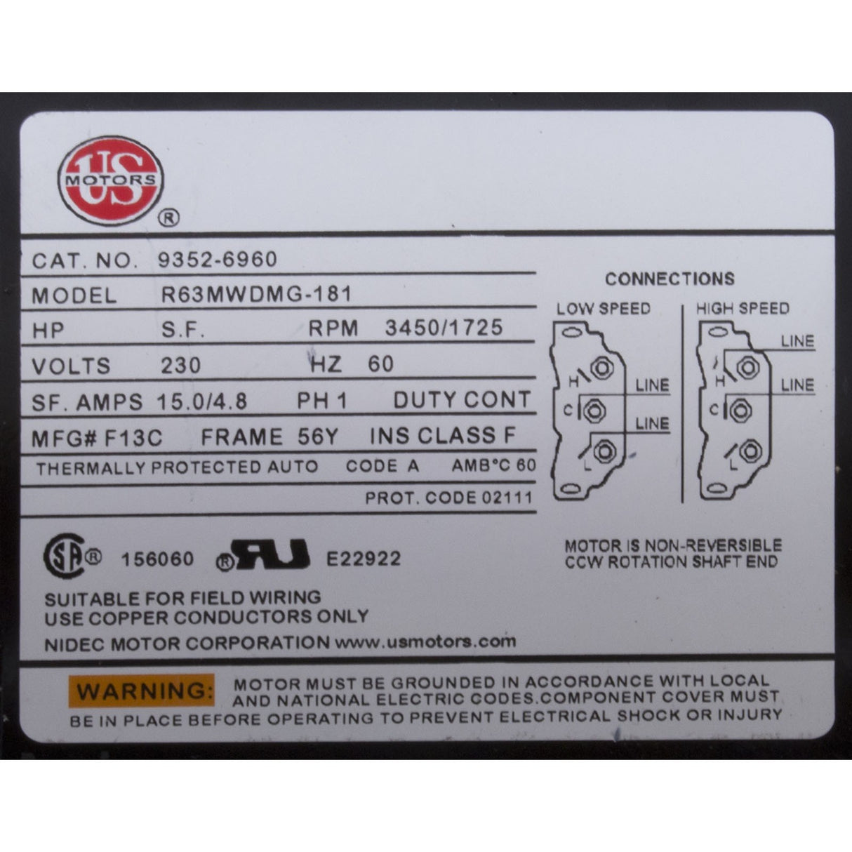Pump, Aqua Flo XP3, 4.0hp, 230v, 2-Spd, 56fr, 2-1/2", OEM : 08342761-2041