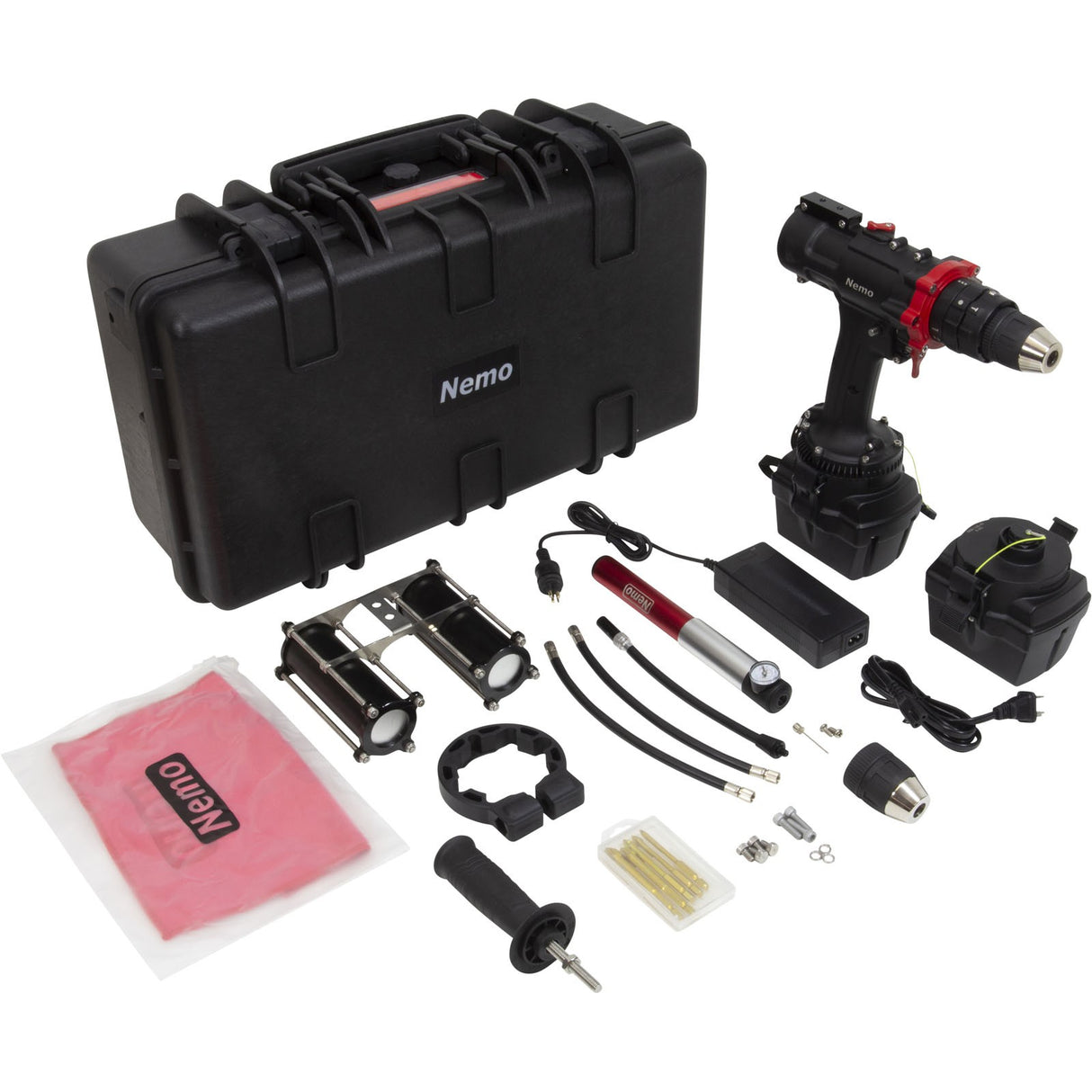 Special Ops Hammer Drill, Nemo Power Tools, 100M, (2) 6Ah : SOHD186Li100