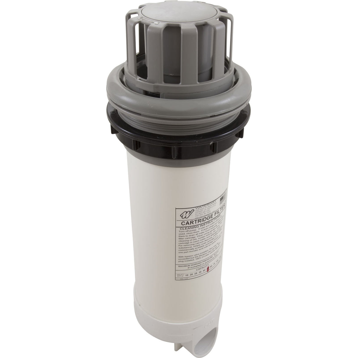 Teleweir, 50Sf 2"Ckv 6Sclp, "Blank Logo " - Gray : 510-4607