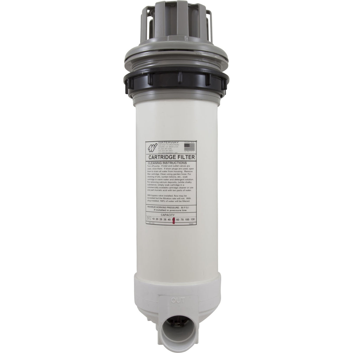 Teleweir, 50Sf 2"Ckv 6Sclp, "Blank Logo " - Gray : 510-4607