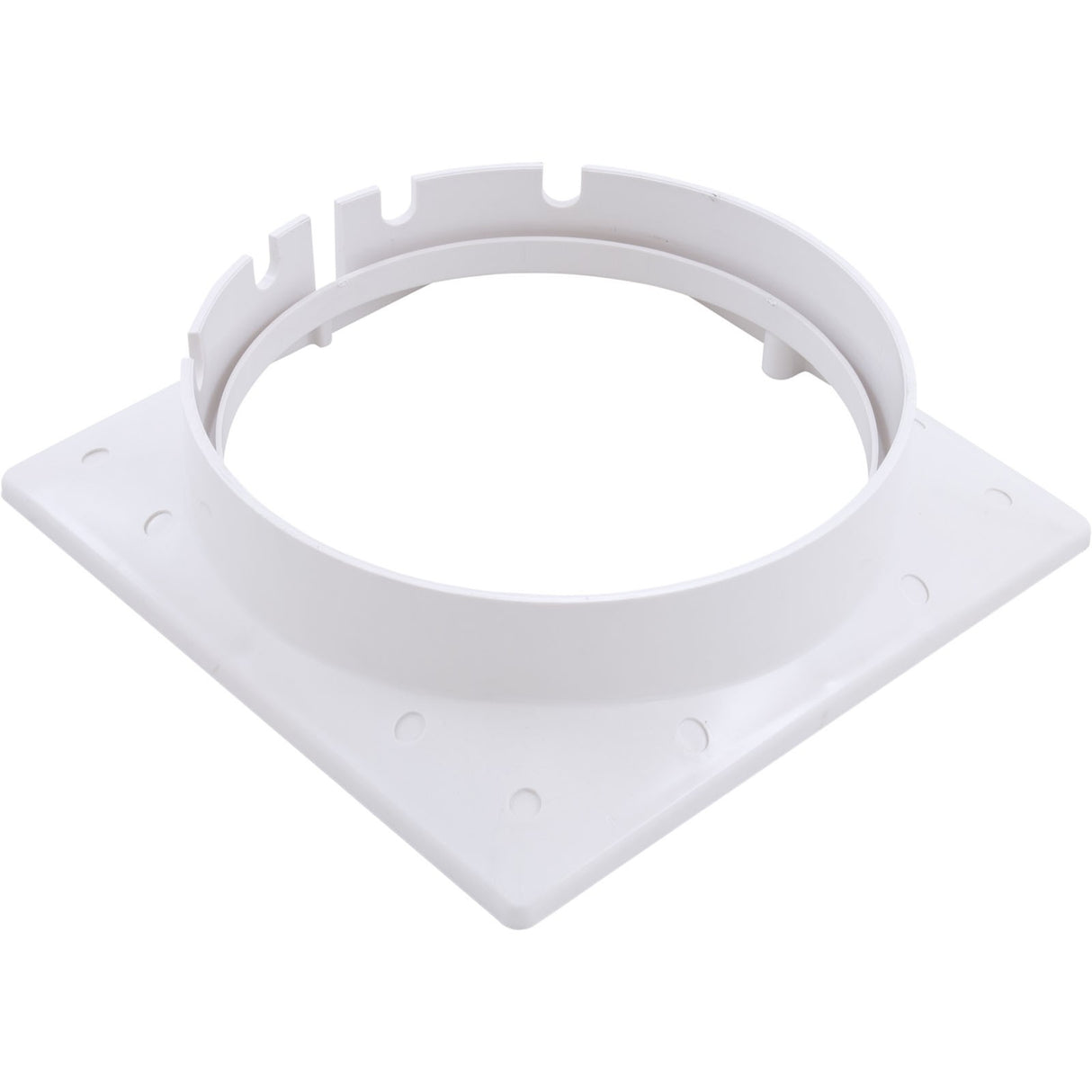 Skimmer Collar, Waterway Renegade, Vinyl, Square, White : 519-9510