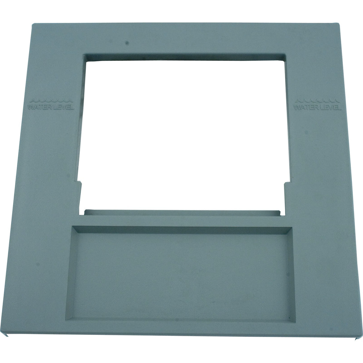 Skimmer Escutcheon, Waterway 50/100 Sq Ft, Single Port, Gray : 519-9017