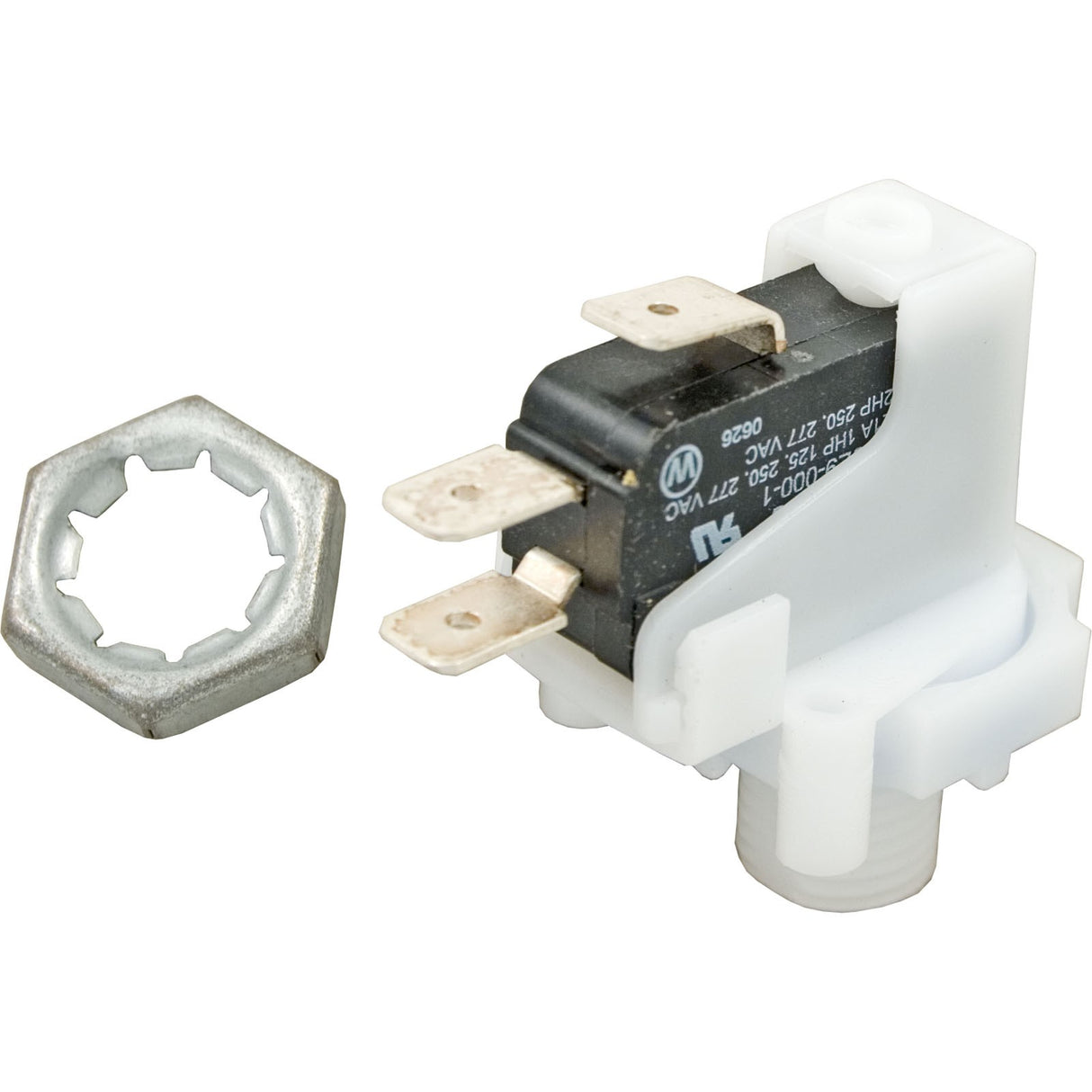 Air Switch, Presair, Tinytrol, SPDT, mom, threadedCtr Spout : TVM111A