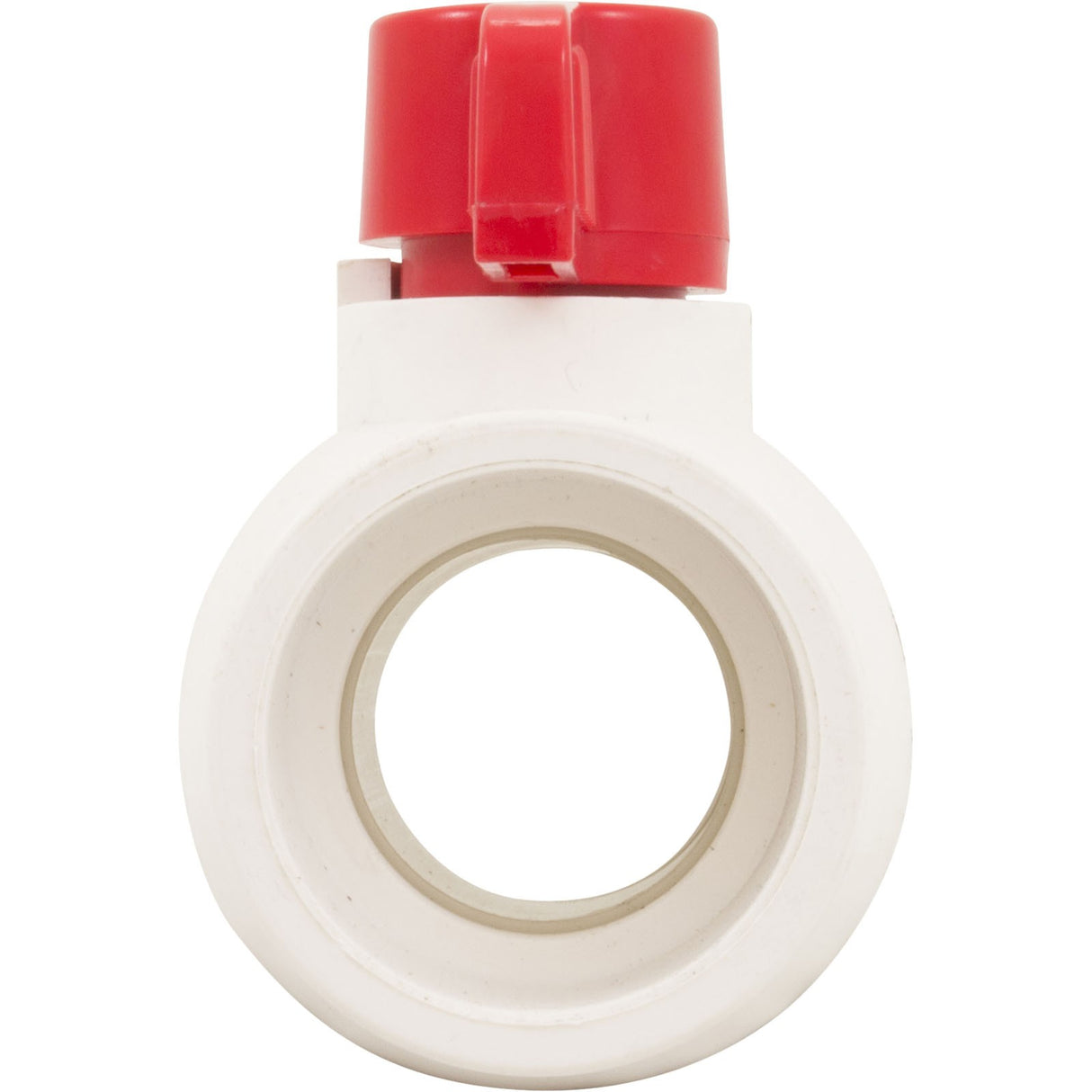 2" Pvc Compact Ball Valve Soc Epdm Tpv White : QVC1020SSEW