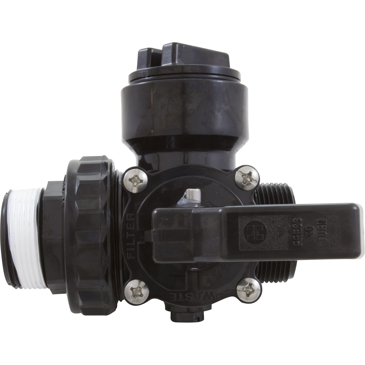 Ball Valve, Hayward Deluxe 3-Way, 1-1/2"mpt : SP0727