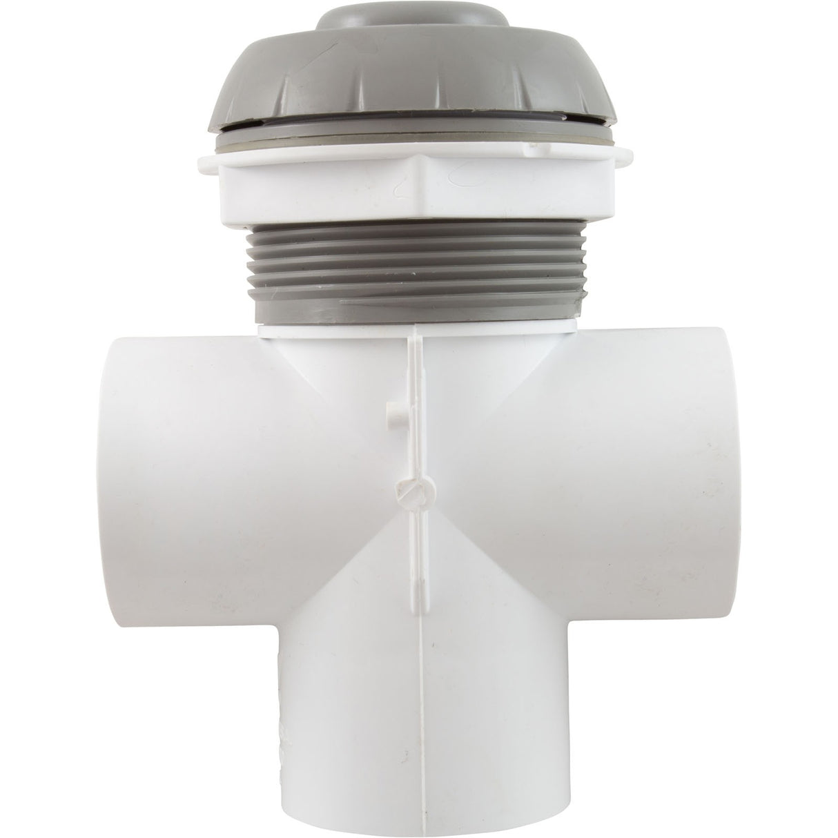 Diverter Valve, WW, 2", 2 Port, Top Mount, Notched, Gray : 600-3067