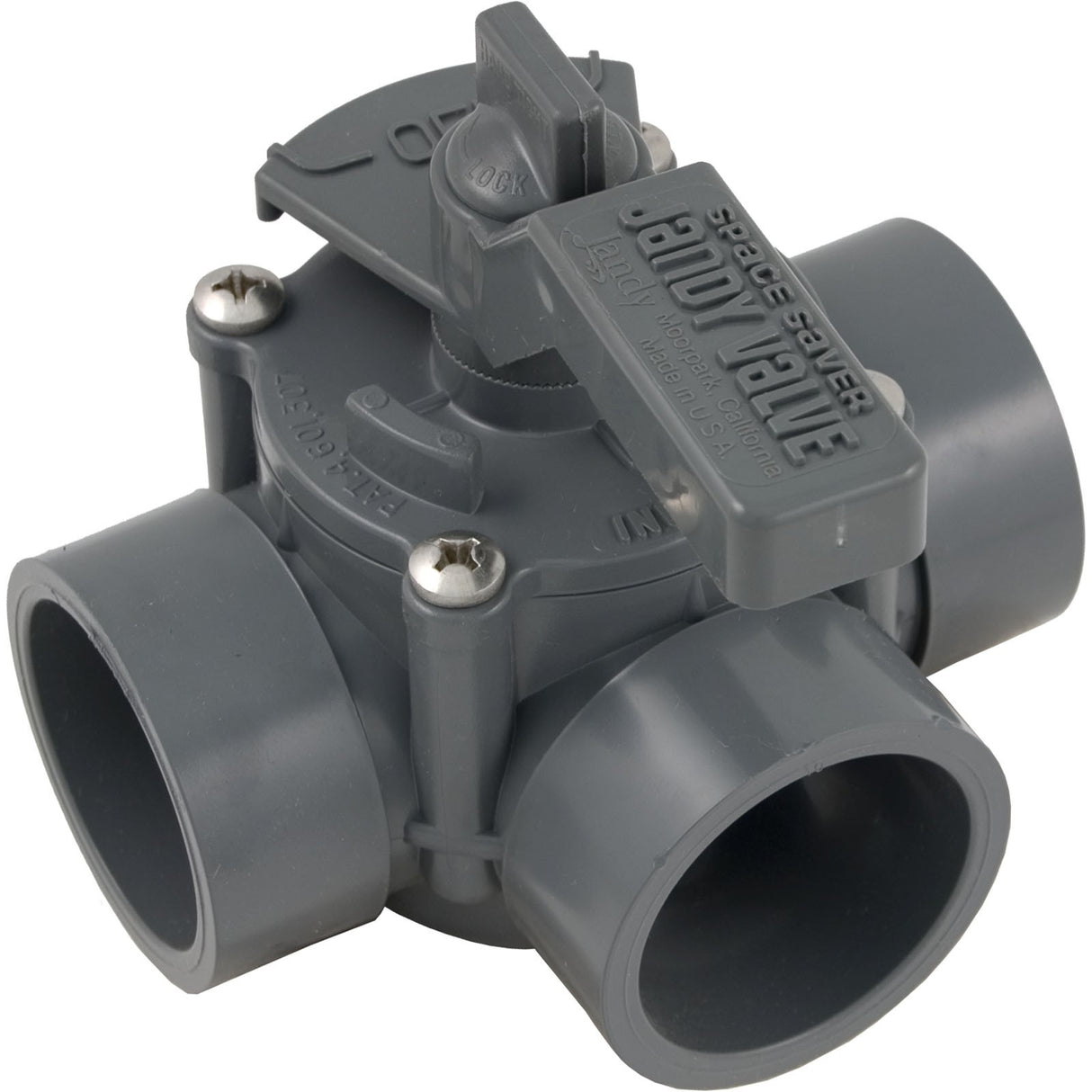 Dvtr Valve, Jandy/Zod, 1-1/2"s/2"spg Pos Seal , 3 Port, Spc Svr : 3406