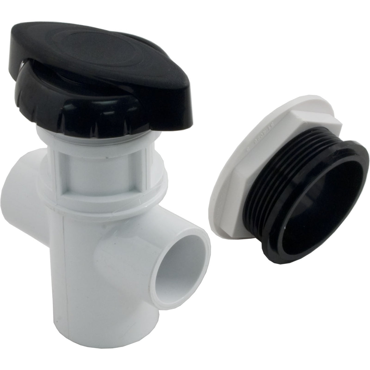 Diverter Valve, Hydro-Air/BWG Hydroflow, 3/4"s, 2 Port, Blk : 11-4030BLK