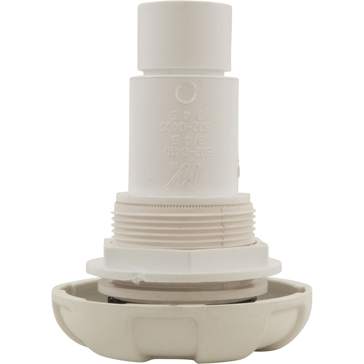 100% Shut Off Valve Assy. 3/4"S X 3/4"S 6 Spoke, White : 600-4720
