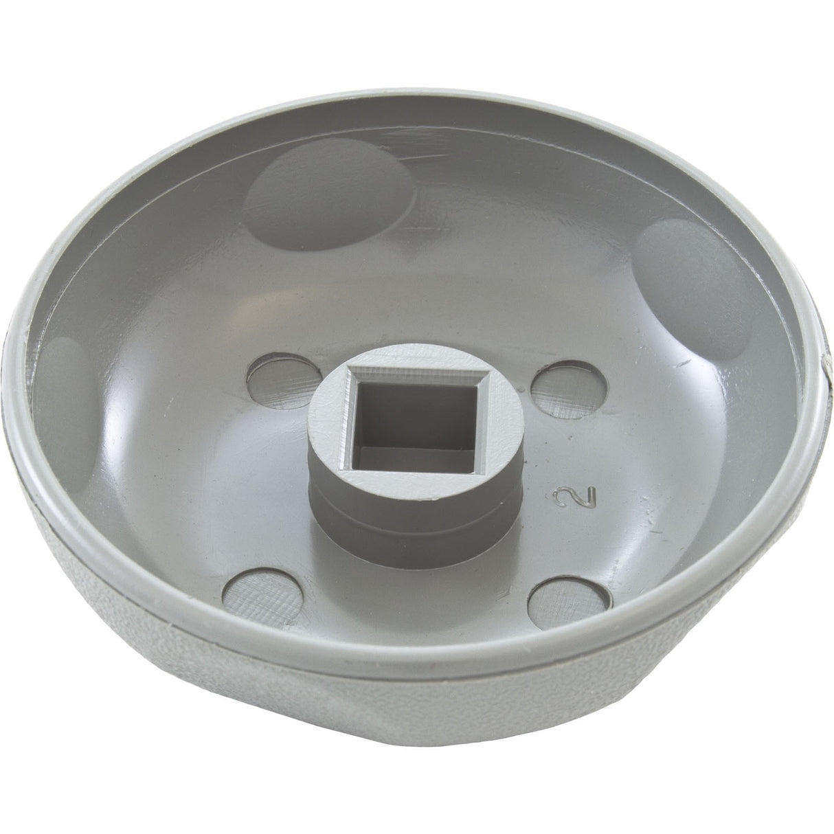 Knob, Waterway Single Port On/Off Valve, 2-1/2"fd, Gray : 602-4357