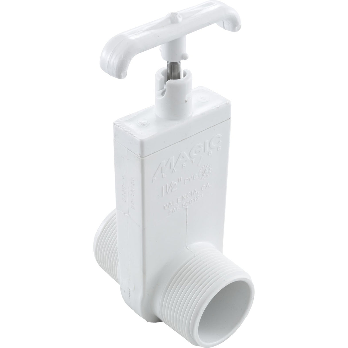 Gate Valve, UniBody, Magic, 1-1/2"mpt x 1-1/2"mpt, 100 psi : 0403-15