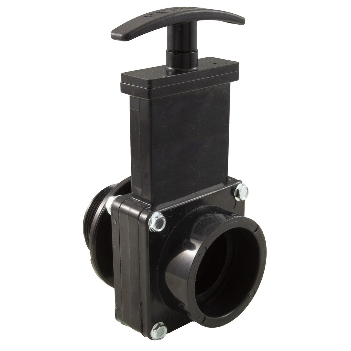 Gate Valve, 3 pc, Valterra, 1-1/2"s x 1-1/2"mpt, 45psi, Black : 7105