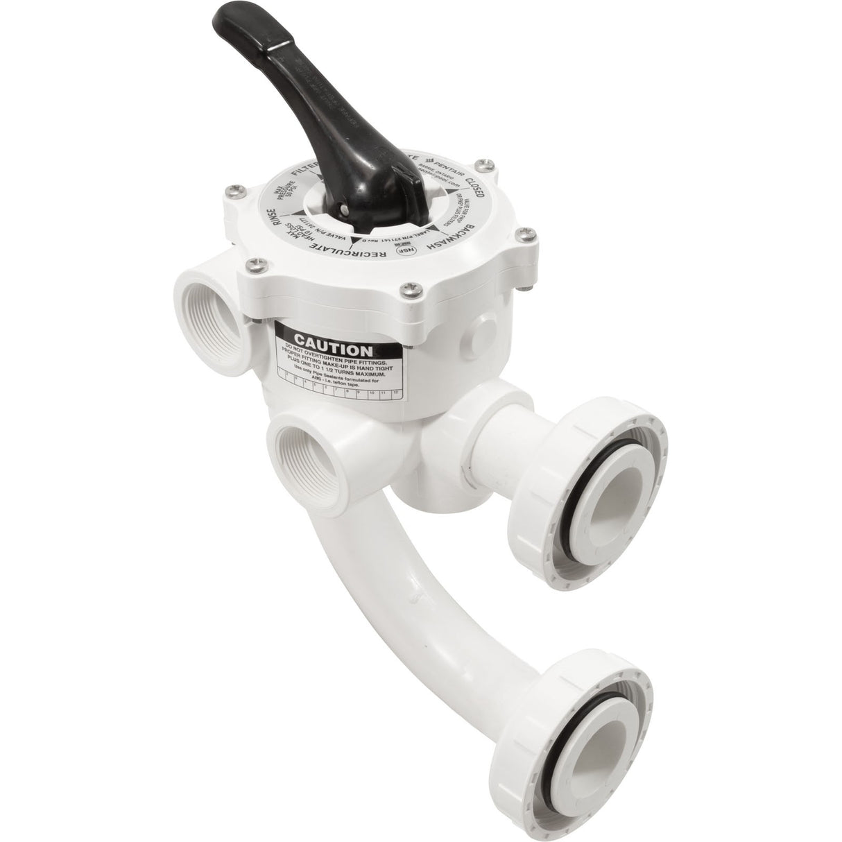 Multiport Valve, Pent DE, Side Mount, 1-1/2", w/Plumb, 6 Pos : 261177