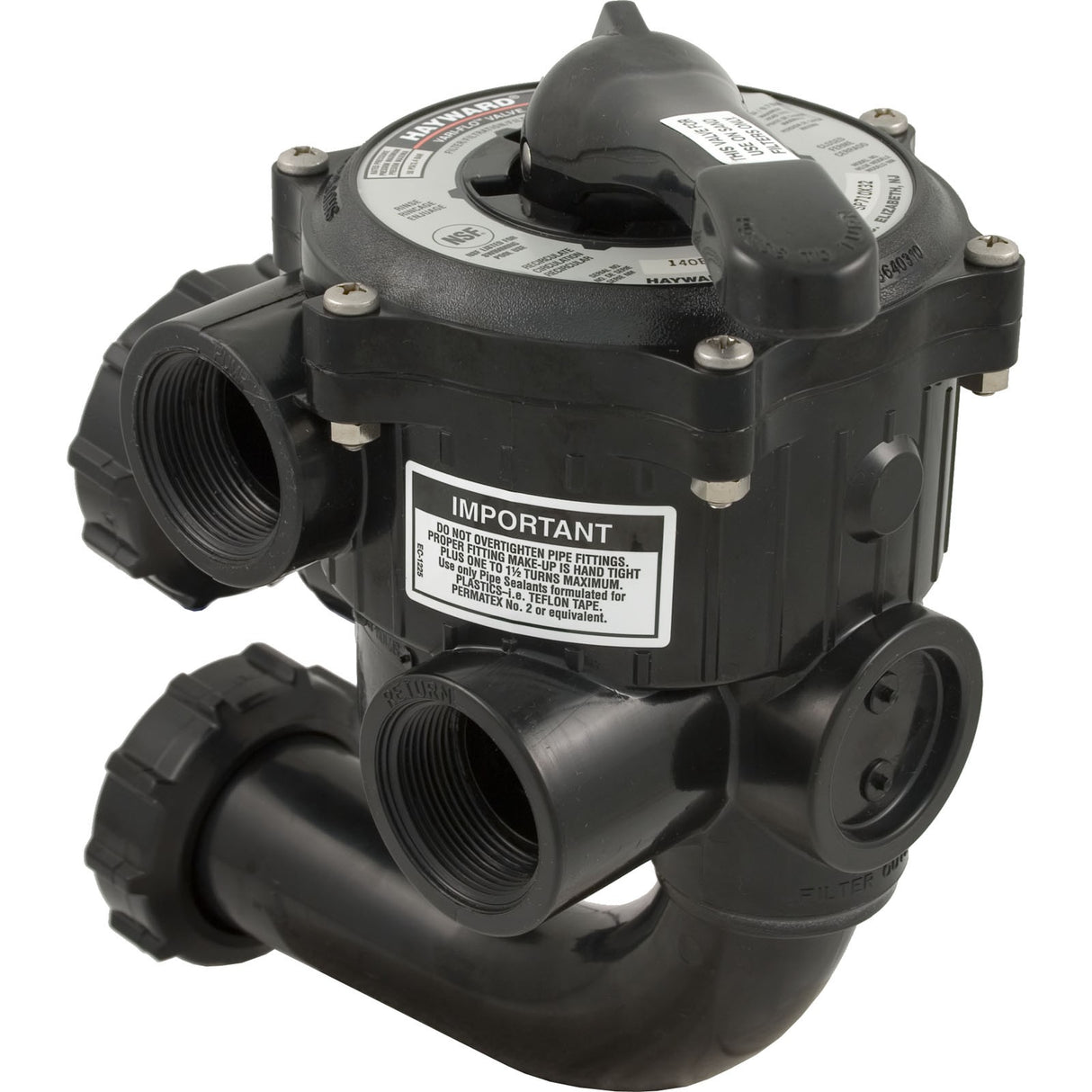 Multiport Valve, Hayward SP0710X32, 1-1/2", 6 Position : SPX0710X32