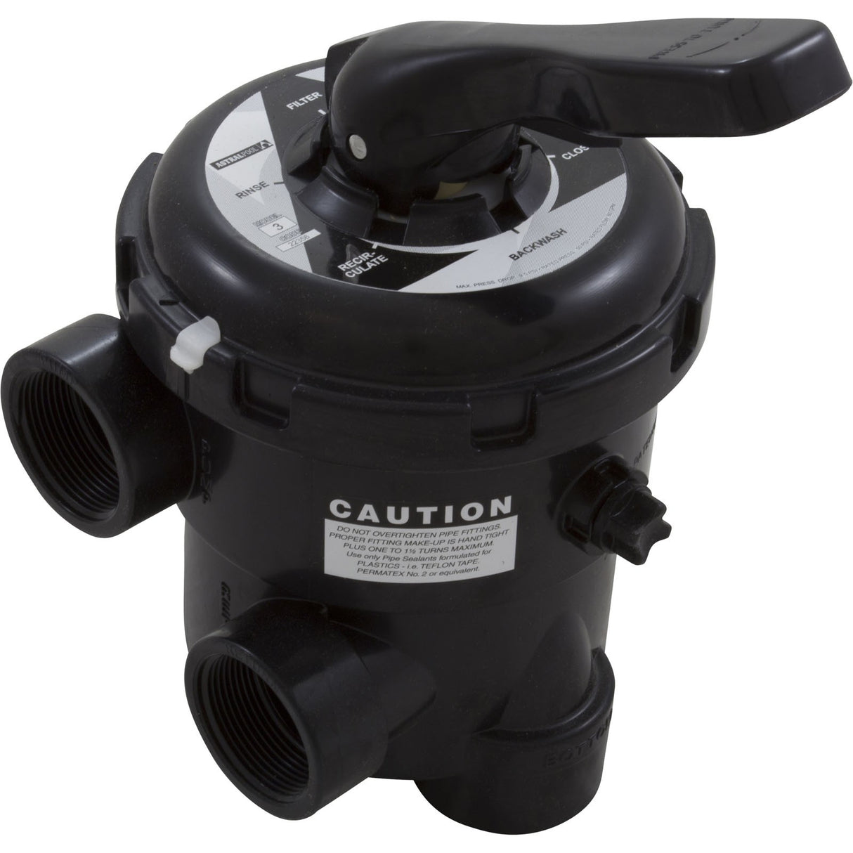 MPV, Astral 1-1/2" Side Mount, Universal, No Plumbing, 6 Pos : 22356