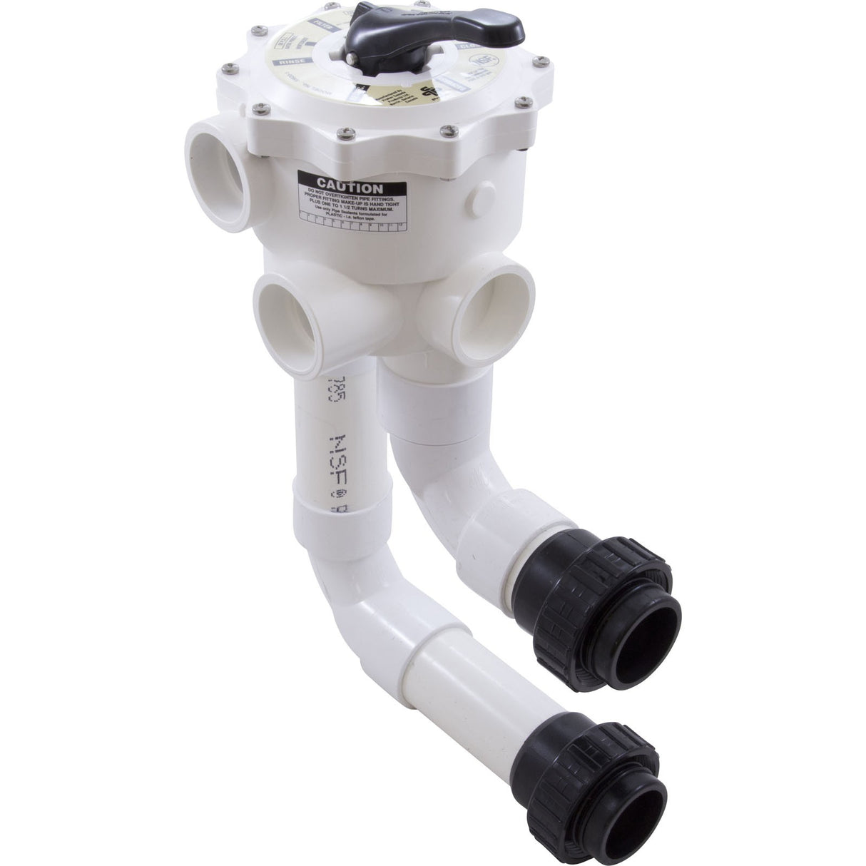 Multiport Valve, Waterway Side Mount, 2" Slip, with Unions : WVD002