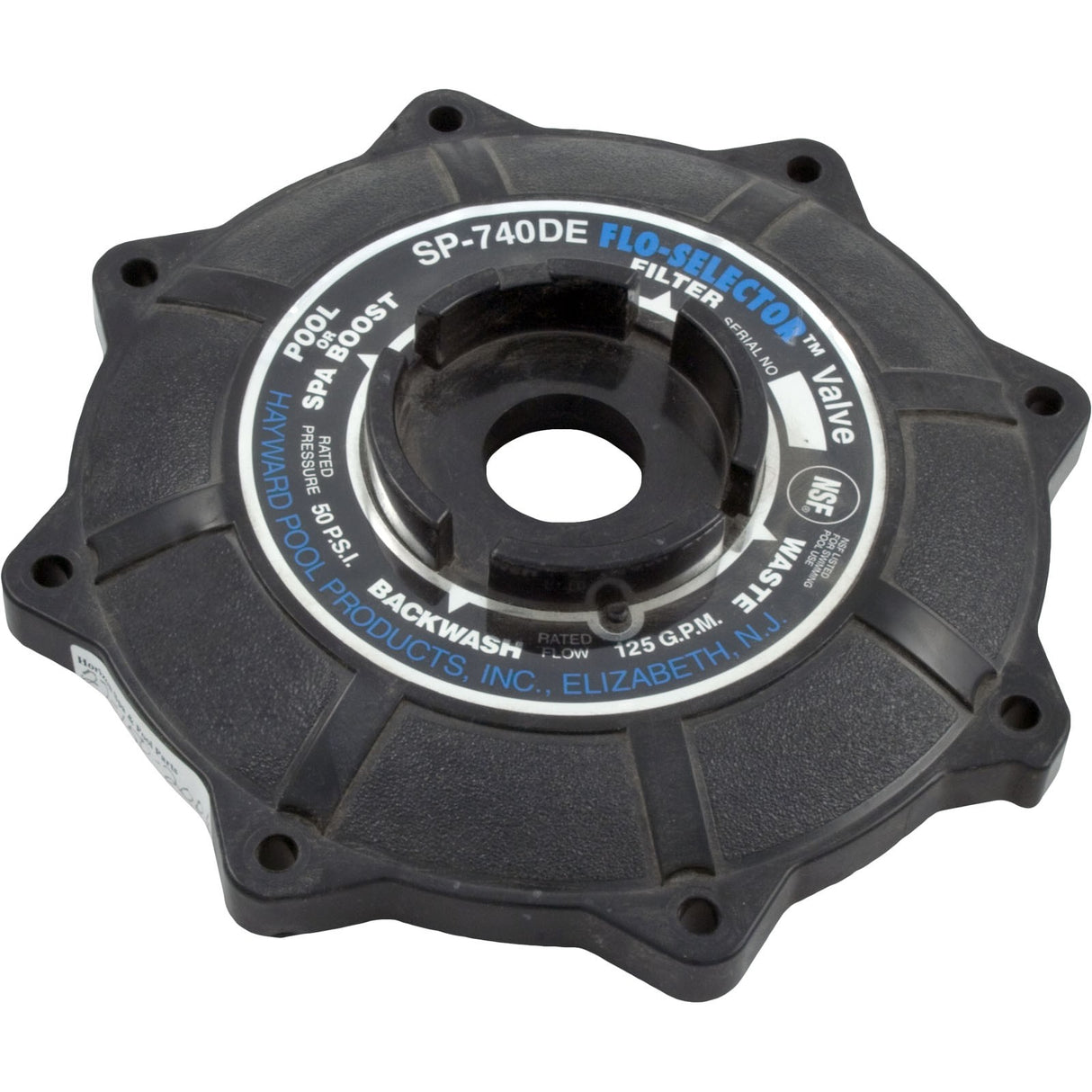 Cover, Hayward Selecta-Flo Valve : SPX0740B