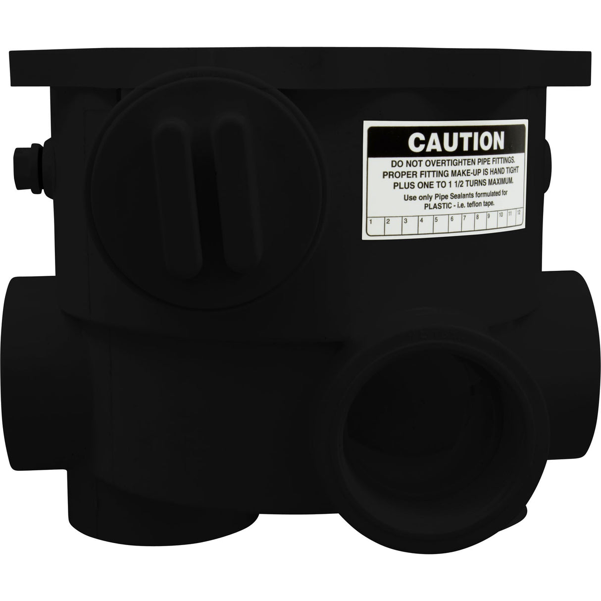 Body, Praher ABS 2" Side Mount Valves, 2"fpt, Black : E-13-S2B