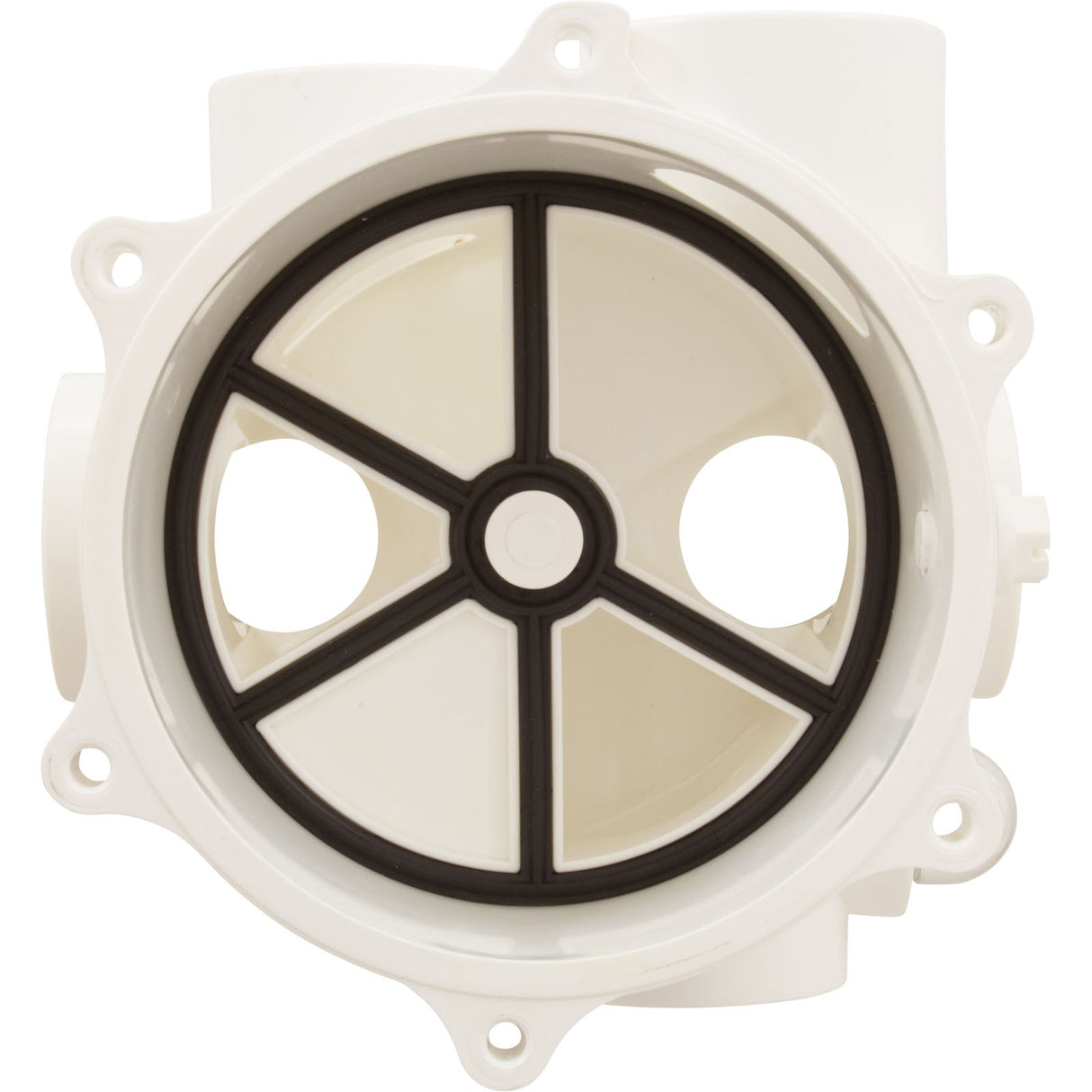 Body Assembly, Praher SM-10-AO Valve, 1-1/2", White : E-55-S1
