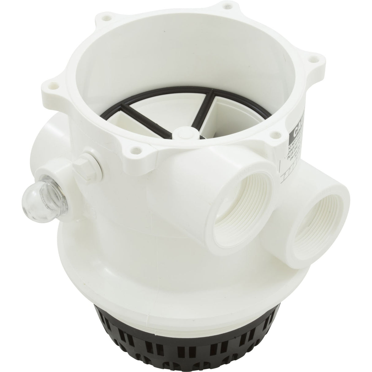 Body Assembly, Praher TM-12-A Valve, 1-1/2", White : E55-T12A