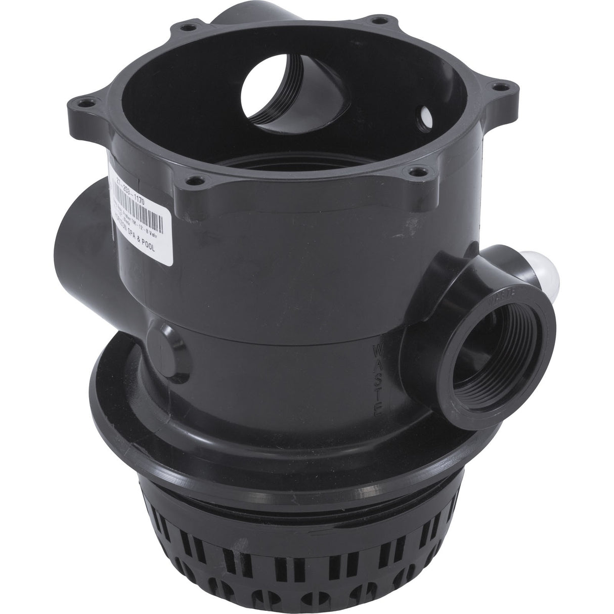 Body Assembly, Praher TM-12-B Valve, 1-1/2", Black : E55-T12B