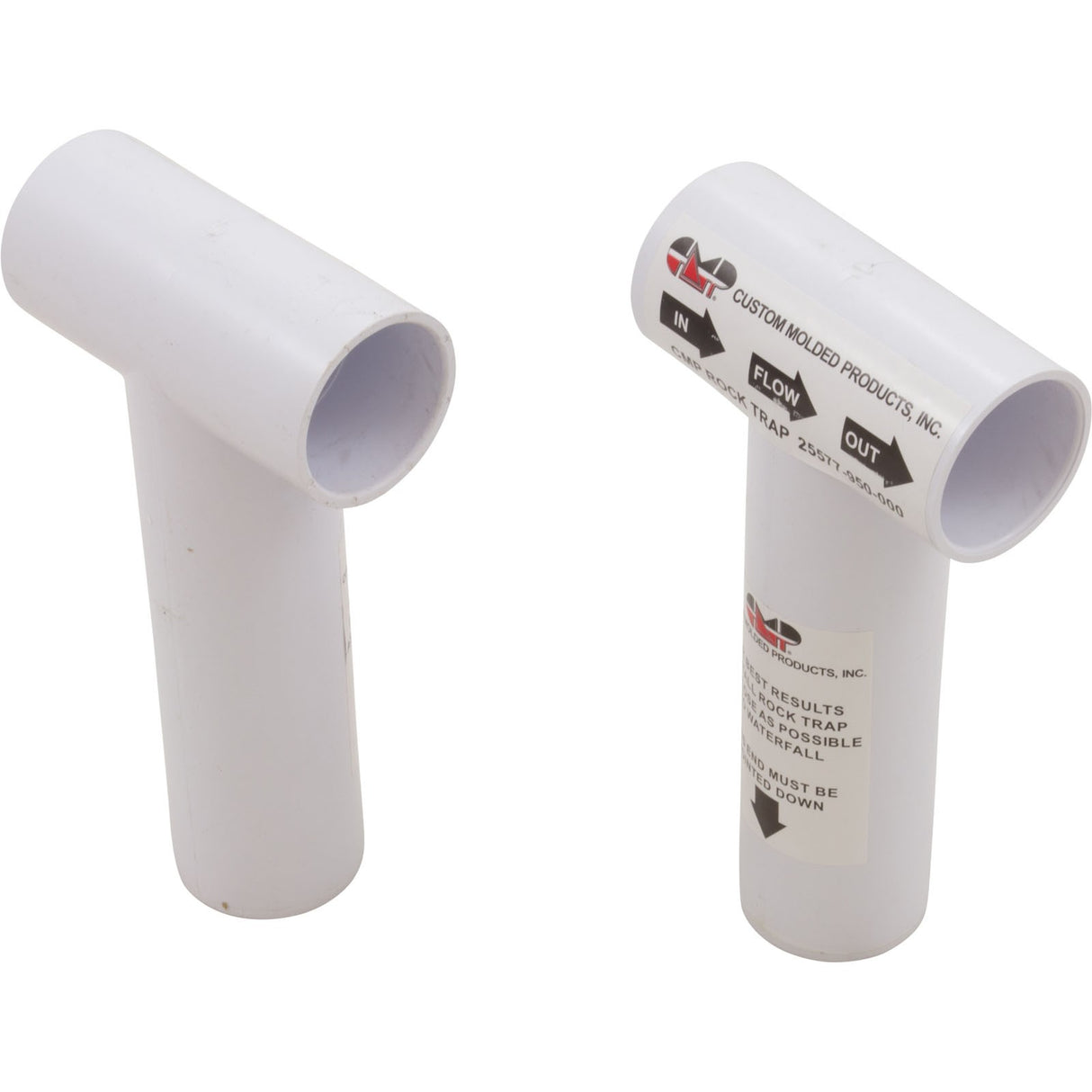48" Pool Waterfall (1" Lip, Bottom Port) White : 25576-420-000