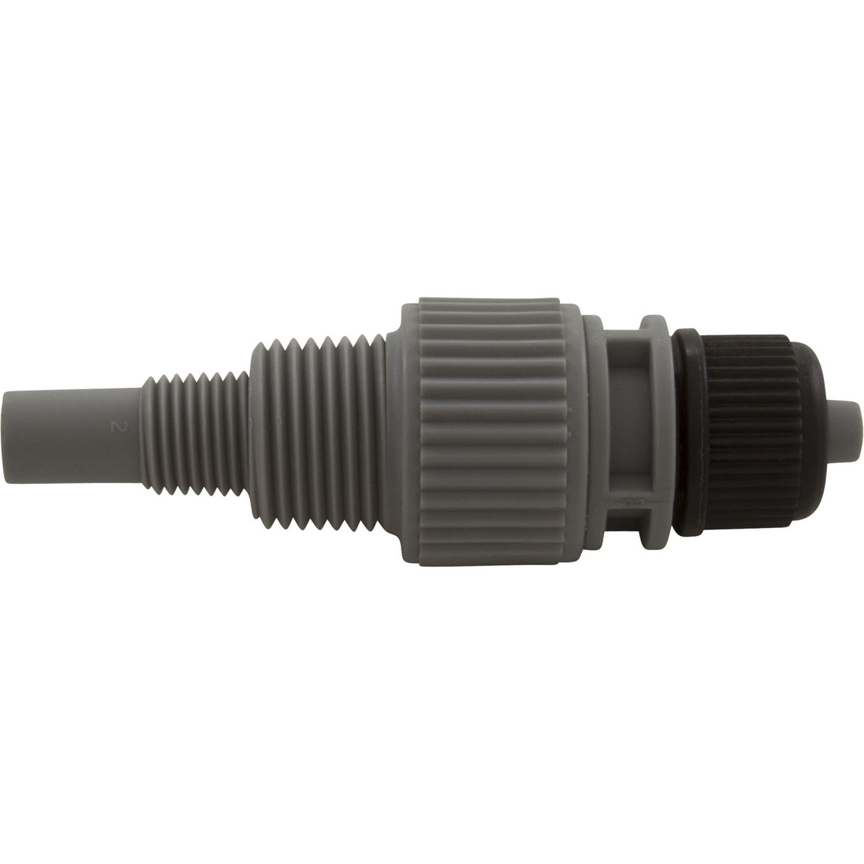 Injection Fitting, Blue-White, 1/2" & 1/4"mpt, 3/8"od tube, 6psi : C-395N-6A