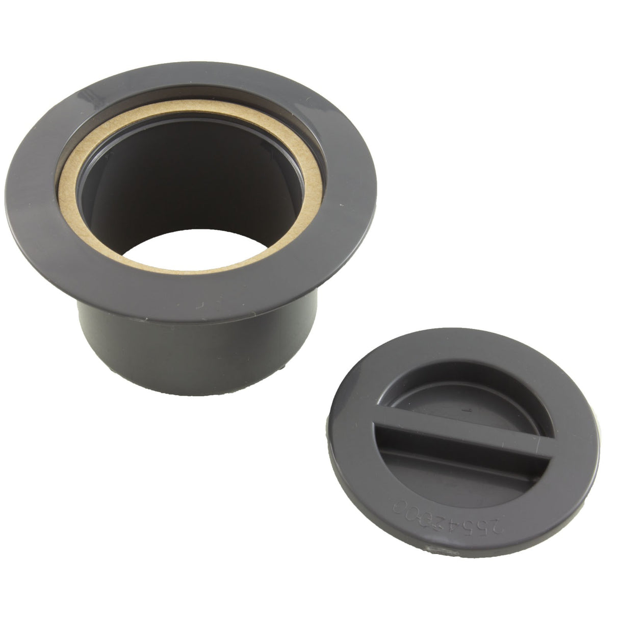 Volleyball Flange And Flush Cap Dark Gray : 25571-007-000