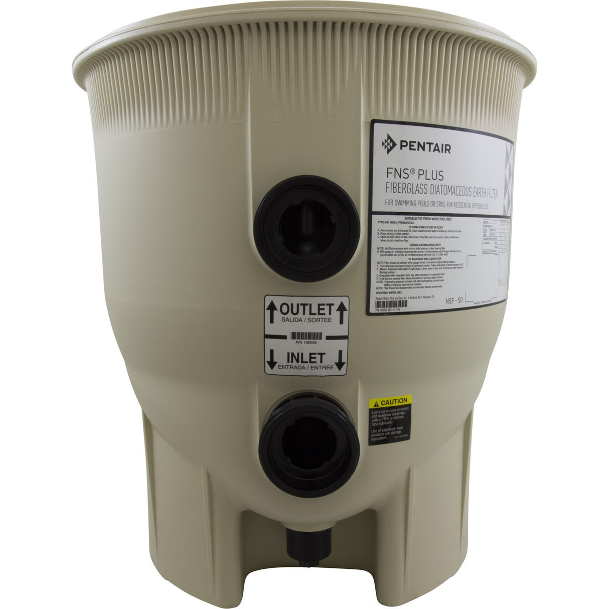 Tank Body, Pentair PacFab FNS, 24 sqft : 170015