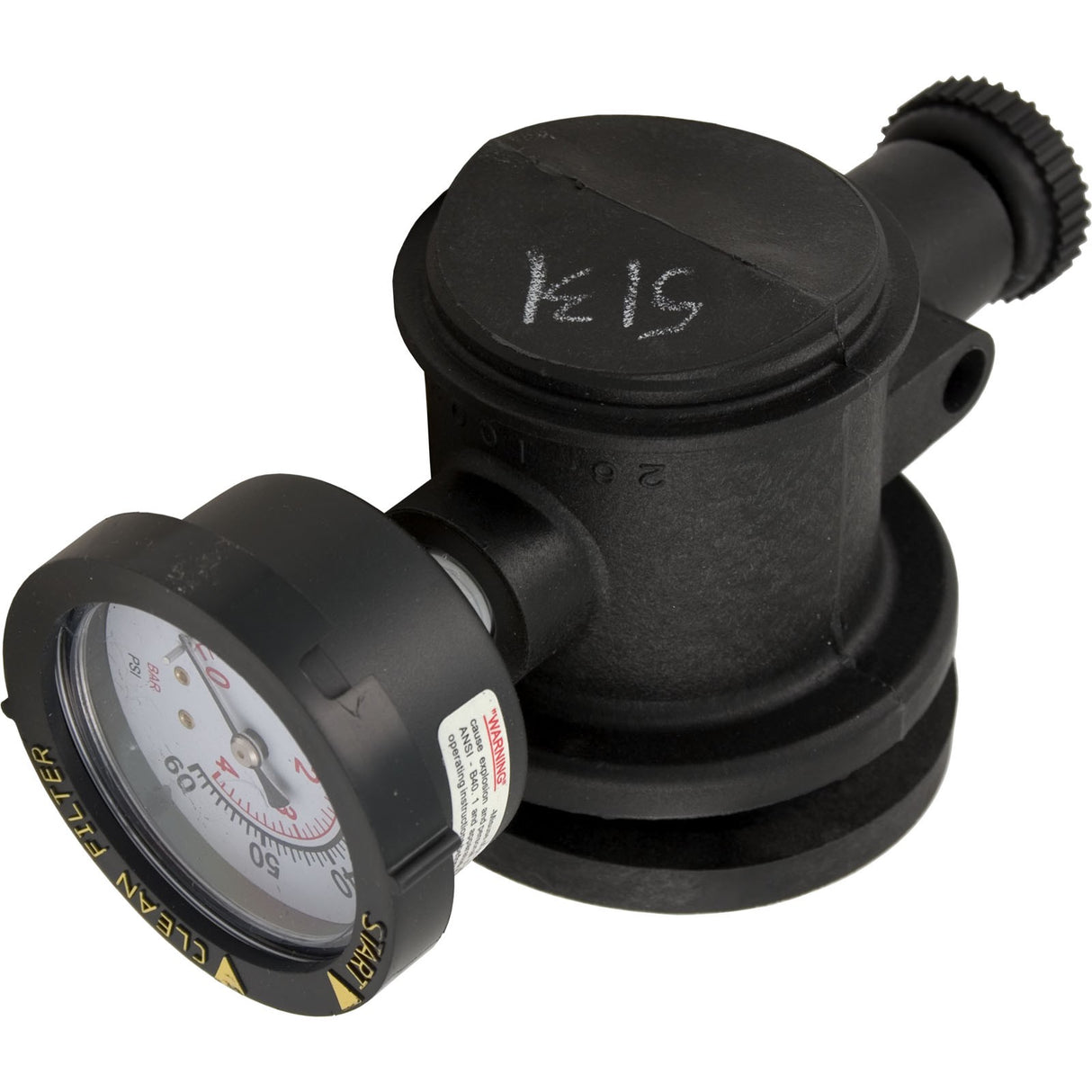 Manual Air Relief Valve, Pentair PacFab Purex, with Clamp : 261003