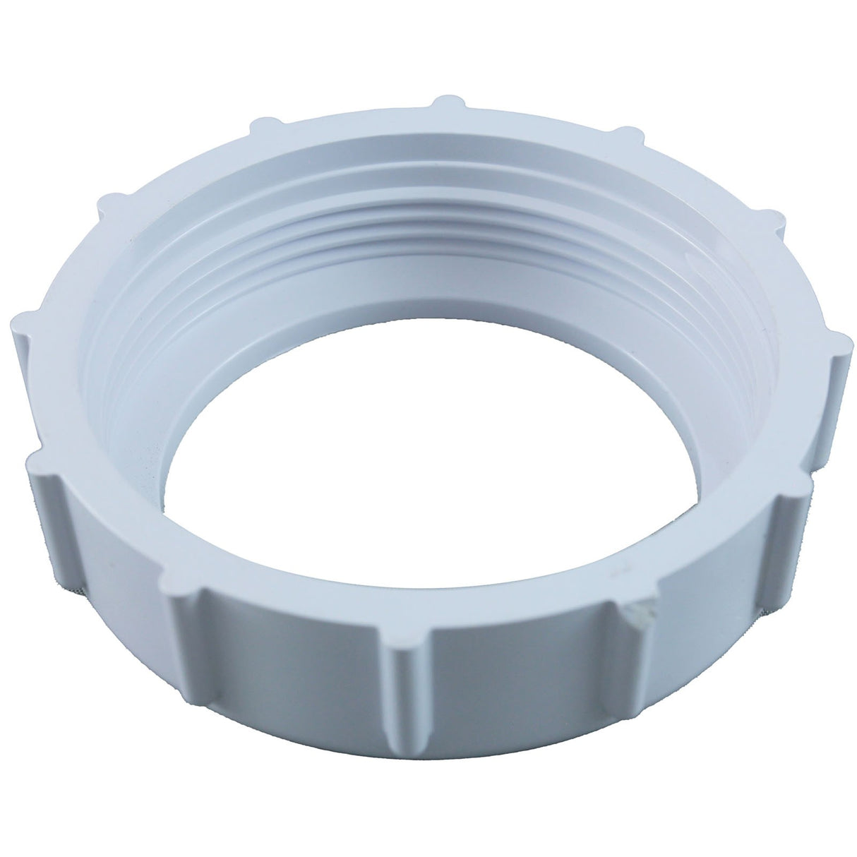 Bulkhead Adapter Nut, Pentair, 3-1/2", White : 274407Z