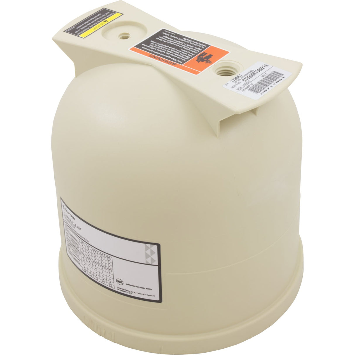 Tank Lid, Pent Am Prod CLN/CLR 75/150/200, Almond : 178561