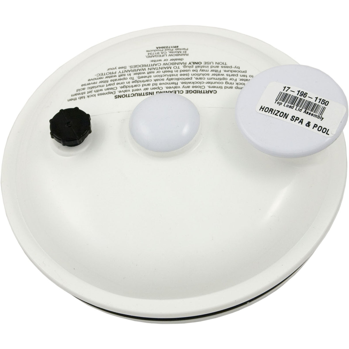 Tank Lid, Pentair Rainbow RTL : R172385