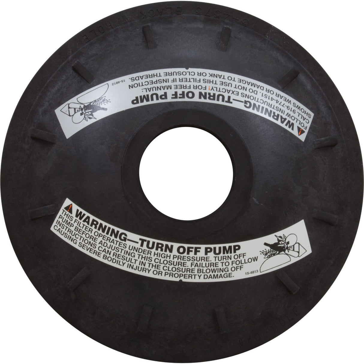 Tank Lid, Pentair, TR100C/TR140C/Triton C3, 8-1/2", Btr Thd : 154575
