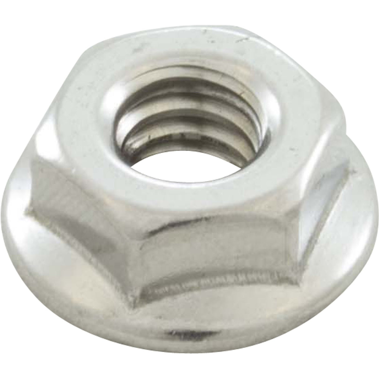Locknut, Speck E90, Rear Housing Bolt, 1/4" - 20, Serrated, ss : 2991300035