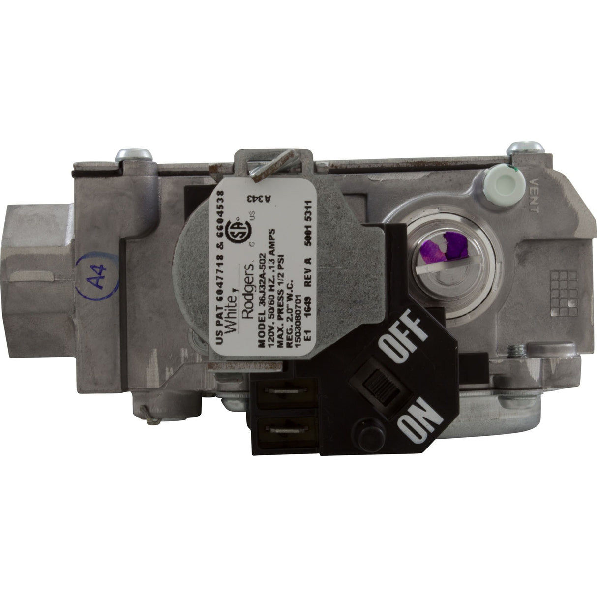 Gas Valve, Hayward Above Ground : IDXVAL1931
