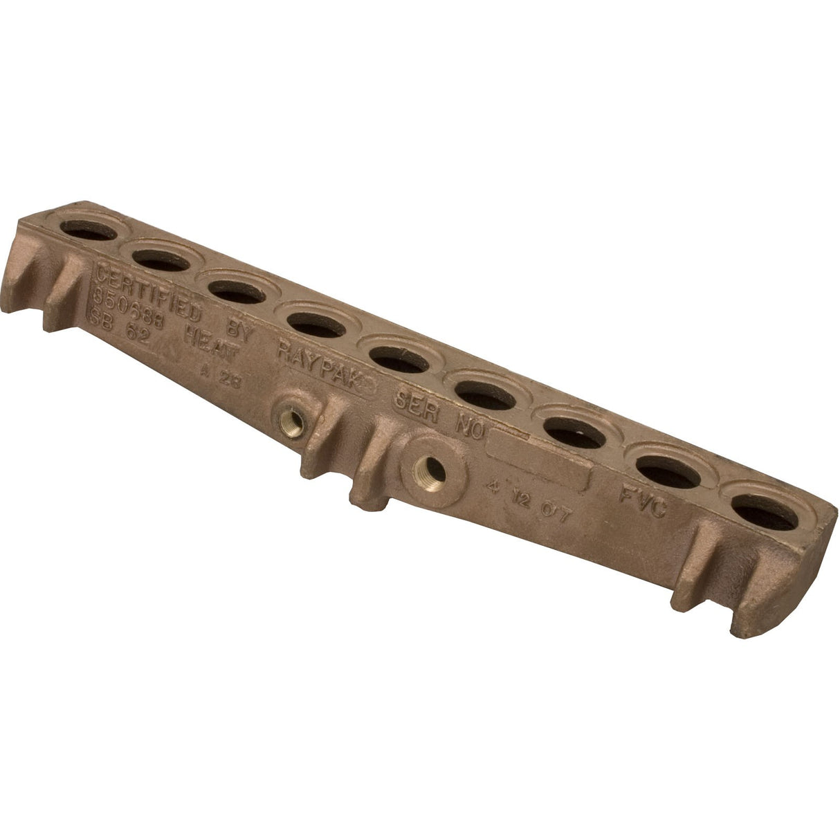 Return Header, Raypak 183A, Bronze : 002451F