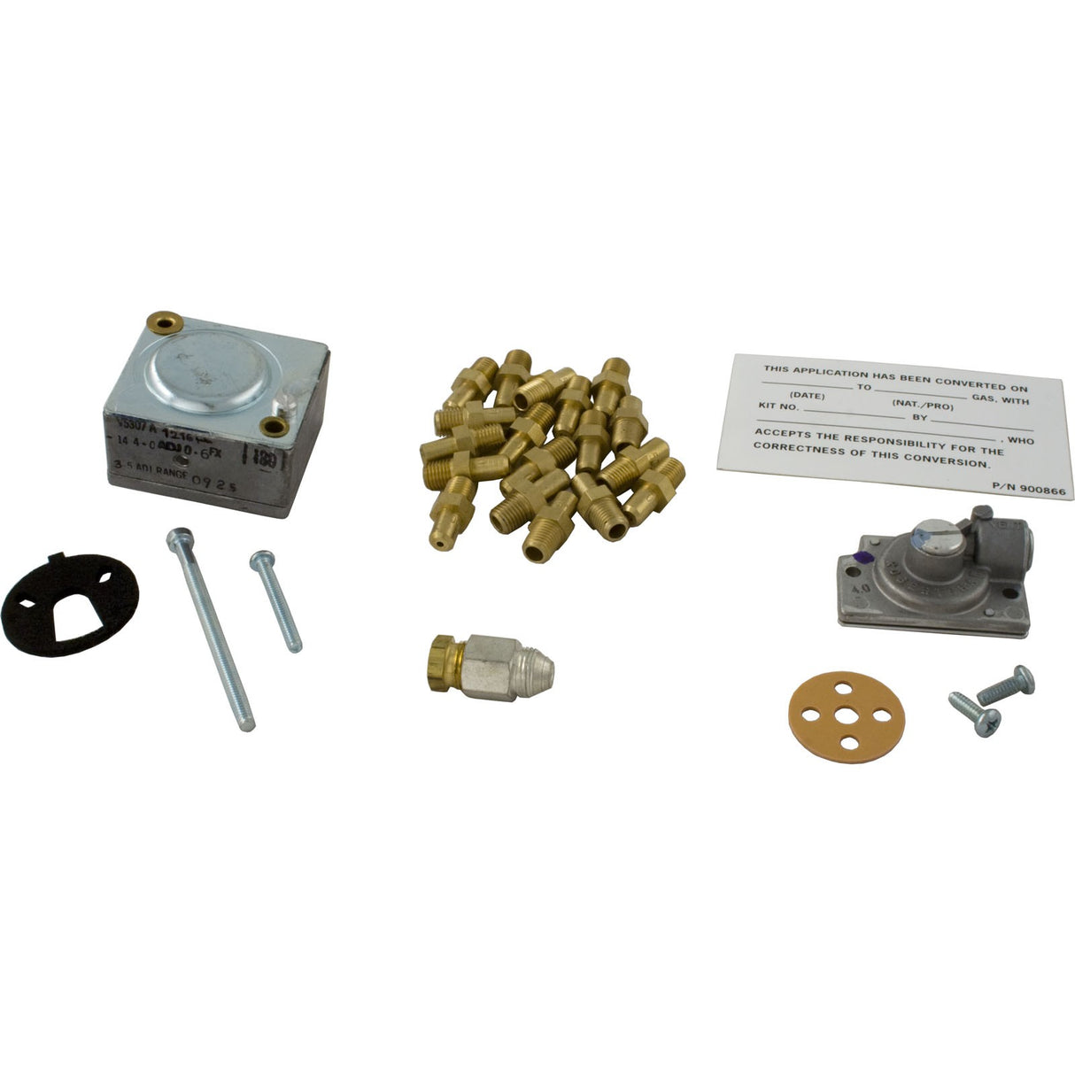 Conversion Kit, Raypak 206A/266A, LP to Nat. : 010419F
