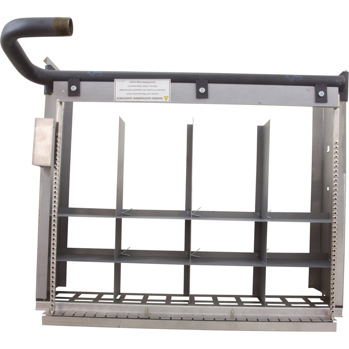 Burner Tray, Raypak Model 406A, with out Burner, Sea Level : 010398F