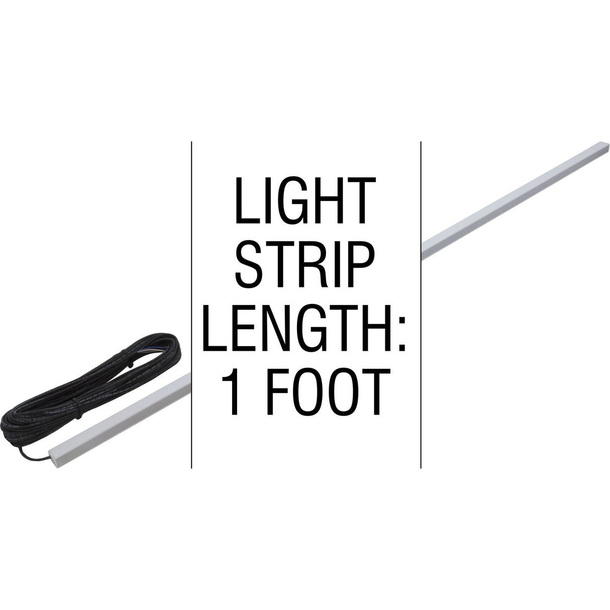 Light Strip, PAL LED, 1ft, w/Diffuser Lens, 65ft Cord : 42-PLOF-RGB-030
