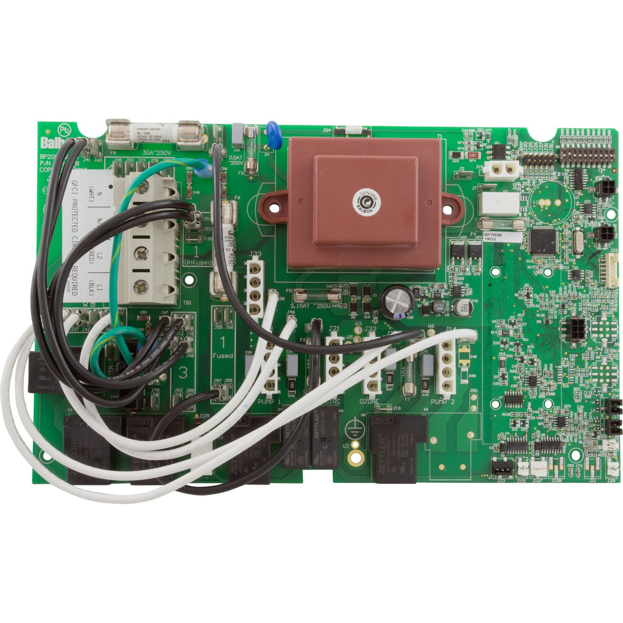Circuit Board, Balboa BP7, 2-Pump-Blower, 4-Pin Molex : G1361