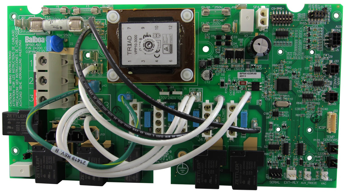 PCB, Balboa Water Group, Genuine BP501G3, No Circ Pump : G1353