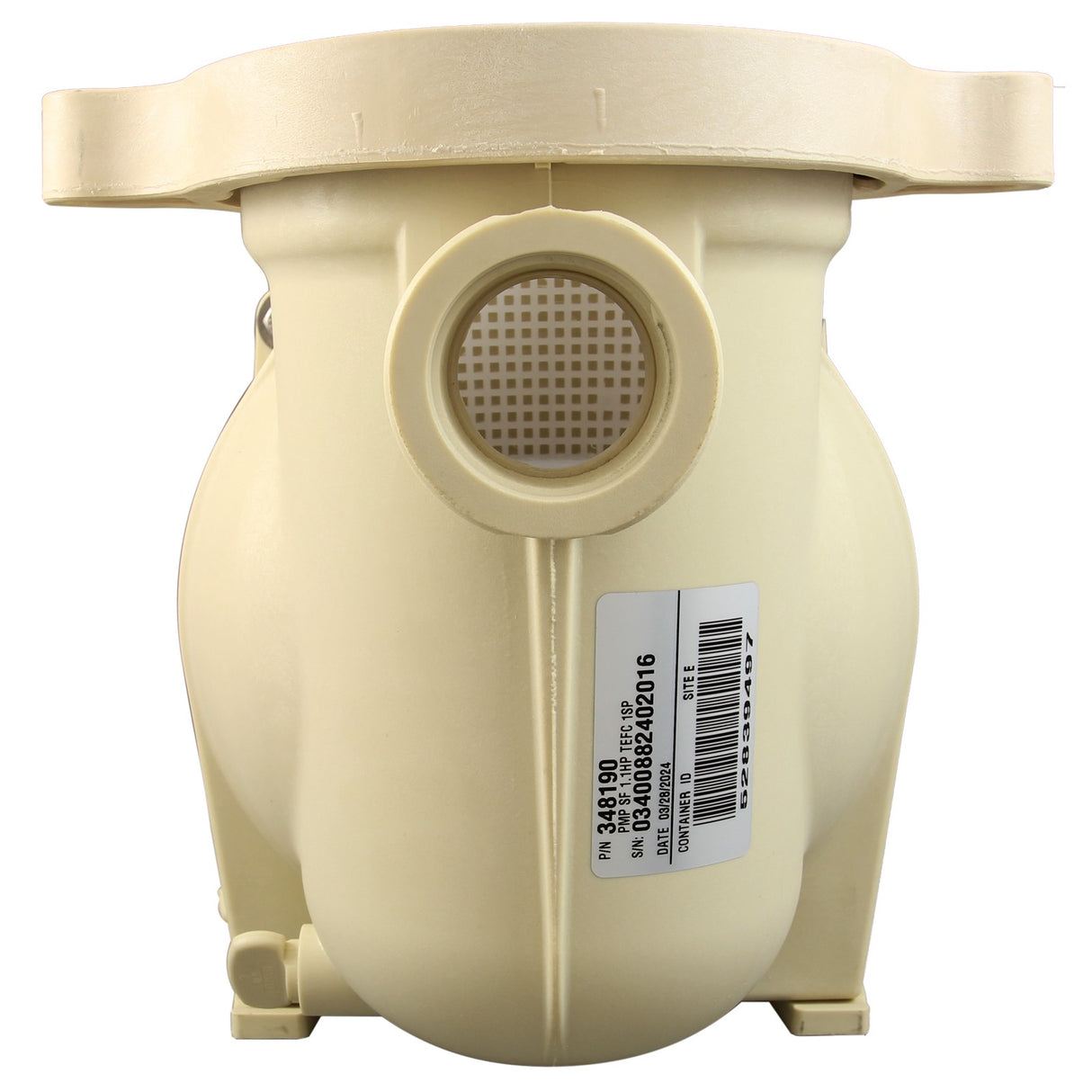 Pump, Pentair SuperFlo DOE, 1.1hp, 1-Spd, 115v/208v-230v, TEFC : 348190