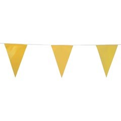 Backstroke Flag, 12" X 18" Pennants, Yellow : 200948YEL